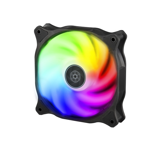 Image of Silverstone Air Blazer 120R Computer case Fan 12 cm Black, Translucent