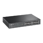 TP-Link TL-SG1016PE netwerk-switch Managed L2 Gigabit Ethernet (10/100/1000) Power over Ethernet (PoE) Zwart