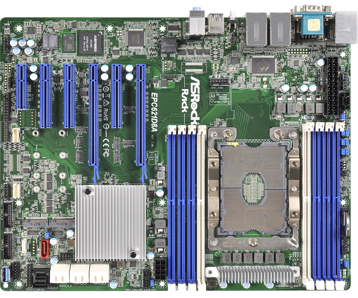 Asrock EPC621D8A motherboard Intel® C621 LGA 3647 (Socket P) ATX