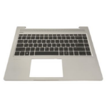 HP L44589-BA1 notebook spare part Housing base + keyboard