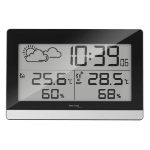 Technoline WS 9255 digital weather station Black, Silver