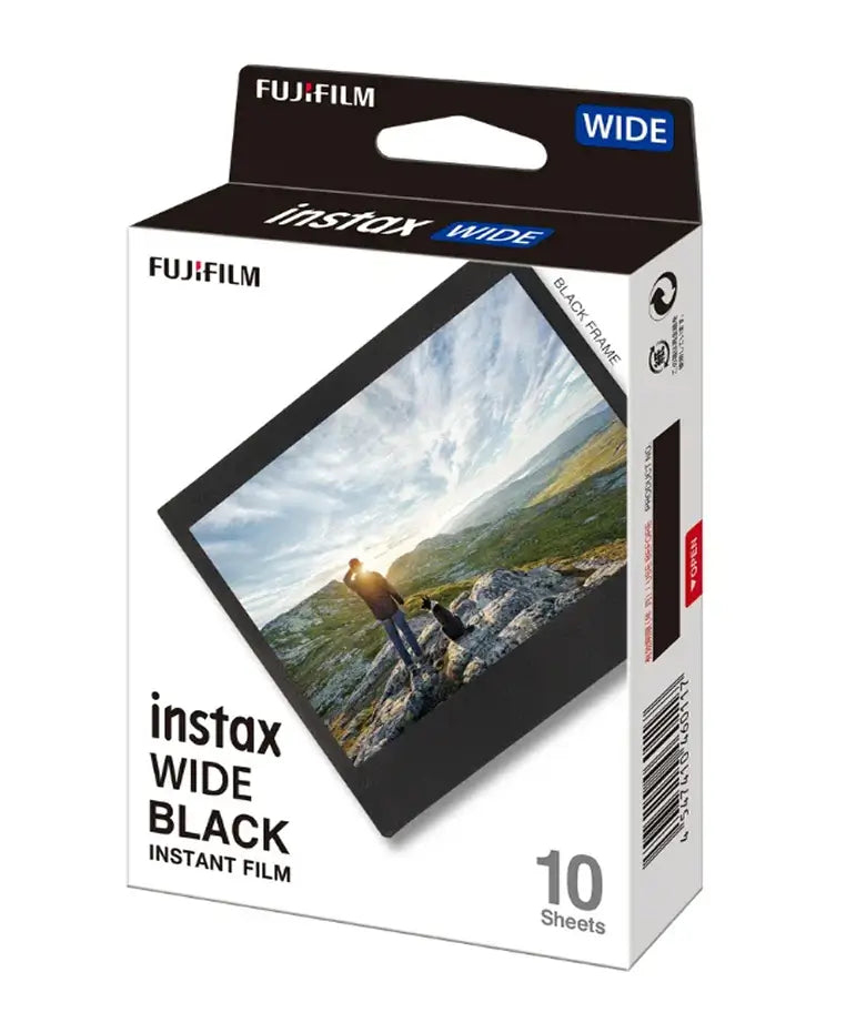 Image of Fujifilm Instax Film 10 Shots WIDE - Black Frame instant picture film
