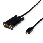 VALUE 11.99.5807 video cable adapter 2 m Mini DisplayPort VGA (D-Sub) Black