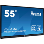 iiyama TE5503MIS-B2AG Signage Display 139.7 cm (55") Wi-Fi 340 cd/m² 4K Ultra HD Black Touchscreen Built-in processor Tizen