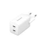 Intenso POWER ADAPTER 2XUSB-C GAN/7804012 Universeel Wit AC Snel opladen Binnen