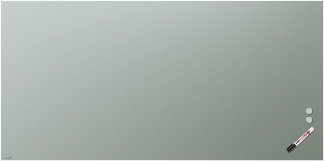 Legamaster MATTE glassboard 100x200cm sage green