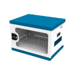 Alcasa PCT20-C16-18 wagen en kast voor management van draagbare apparatuur Wagentje voor draagbaar apparaatbeheer Blauw, Wit
