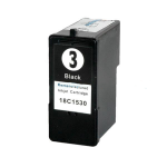 CTS Wholesale Reman Lexmark X2580 18C1530E Black Ink Ctg No 3 [R-LX3(18C1530)]