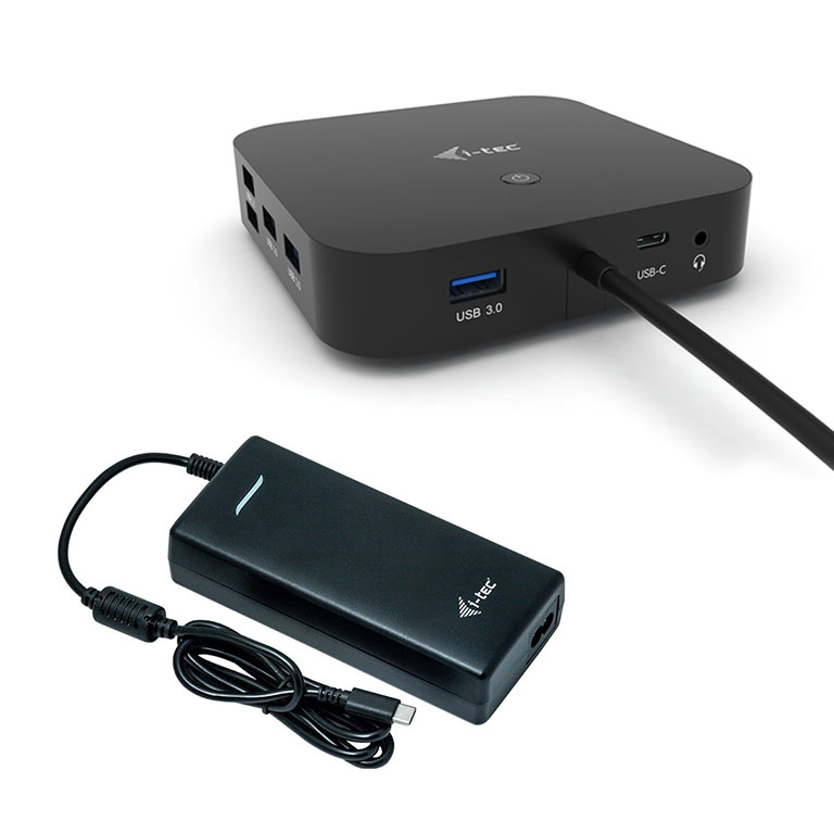 Image of i-tec USB-C Dual Display Docking Station with Power Delivery 100 W...