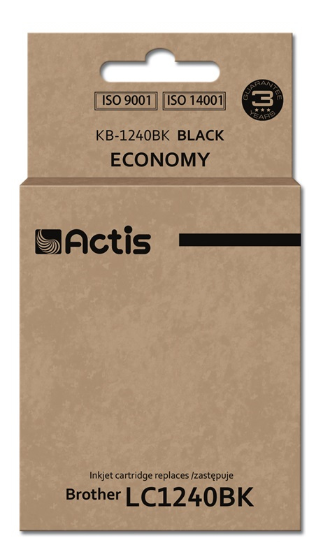 Actis KB-1240BK ink (replacement for Brother LC1240BK/LC1220BK; Standard; 19ml; black)