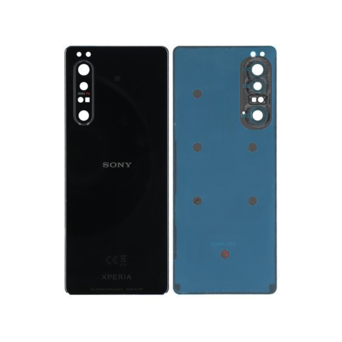 EU Product - Xperia 1 II Back Cover with Camera Lens Black thumbnail
