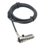 Dicota D31566 cable lock Black 2 m