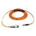 Tripp Lite N424-04M fiber optic cable 157.5" (4 m) 2x LC 2x SC Blue, Gray, Orange, Yellow