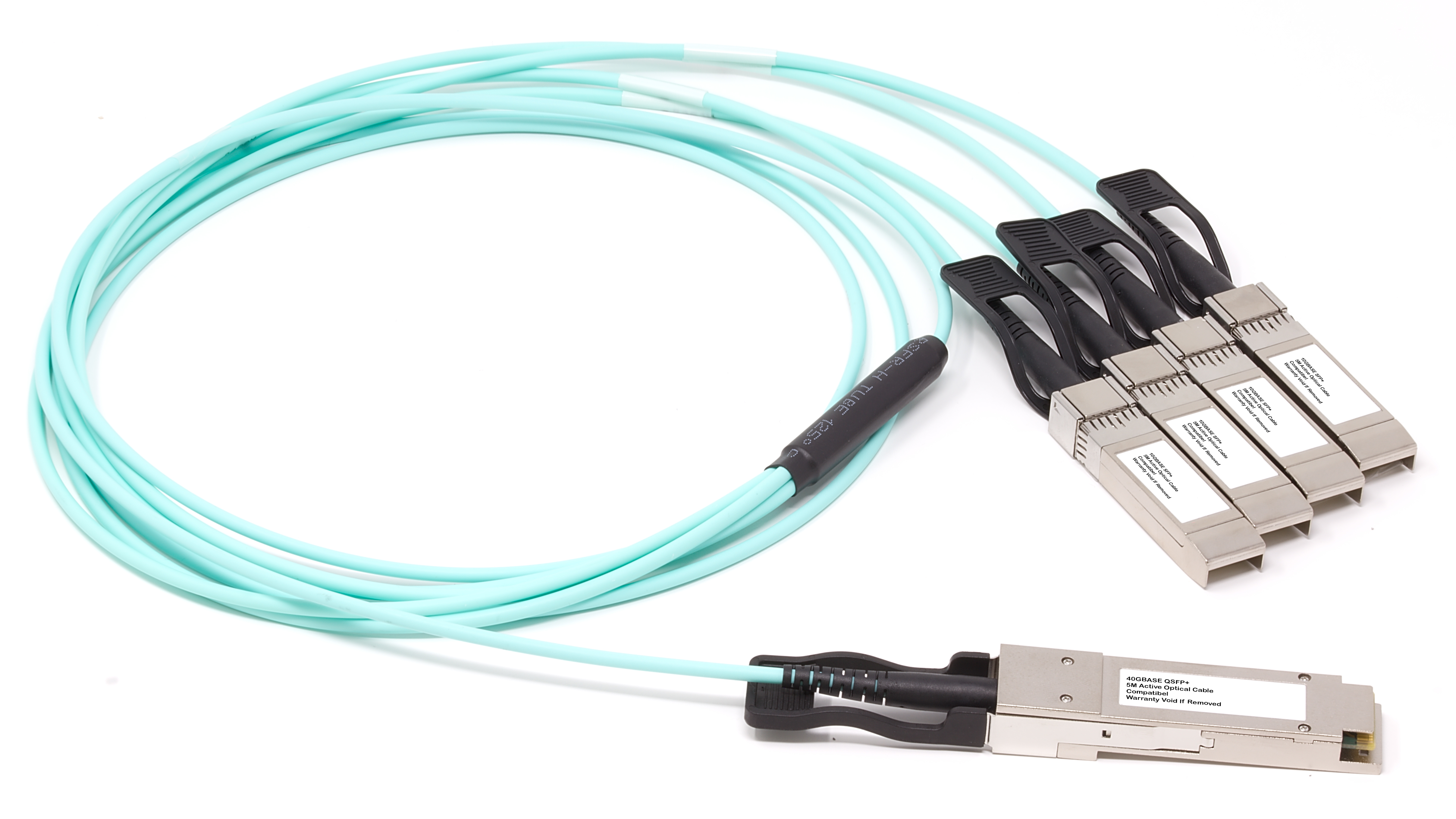 Image of Origin Storage Gigatech 40GbE QSFP+ to 4x10GbE SFP+ Active...