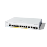 Cisco Catalyst 1200-8P-E-2G Smart Switch, 8 Port GE, PoE, Ext PS, 2x1GE Combo, Limited Lifetime Protection (C1200-8P-E-2G)