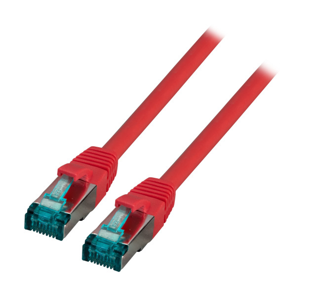 EU Product - RJ45 Patchkabel S/FTP Cat.6A LSZH  1.00m rot thumbnail