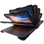 UZBL LAP7863 laptop case 11" Hardshell case Black, Transparent
