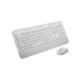 Logitech 920-011018 keyboard Mouse included Office RF Wireless + Bluetooth QWERTY US English White