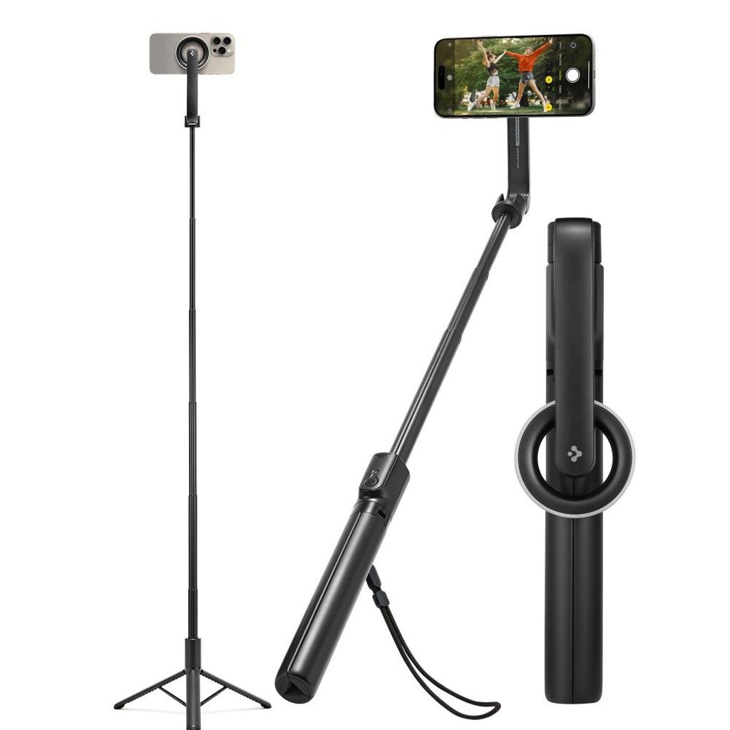 EU Product - MagSafe Bluetooth Selfie stick with stand, 120cm - Black thumbnail