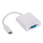 Akyga AK-AD-55 cable gender changer USB Typ C VGA White