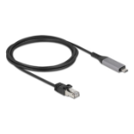 DeLOCK USB LAN Cable USB Type-C to RJ45 Gigabit Ethernet 2 m