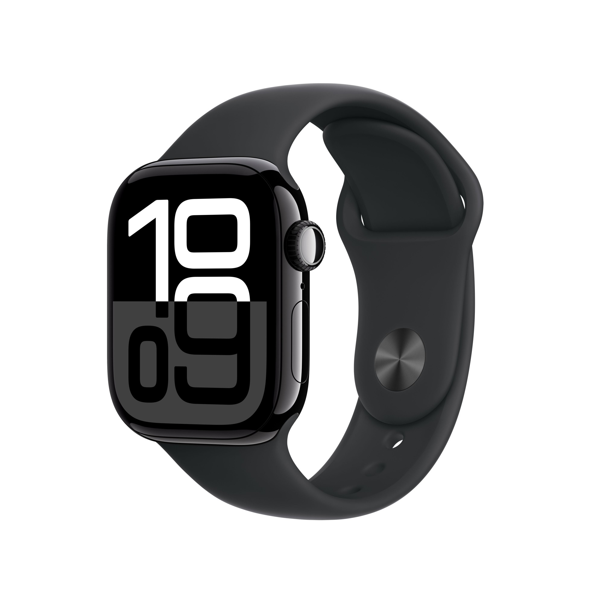 Apple Watch Series 10 GPS + Cellular 42mm Jet Black Aluminium Case wit