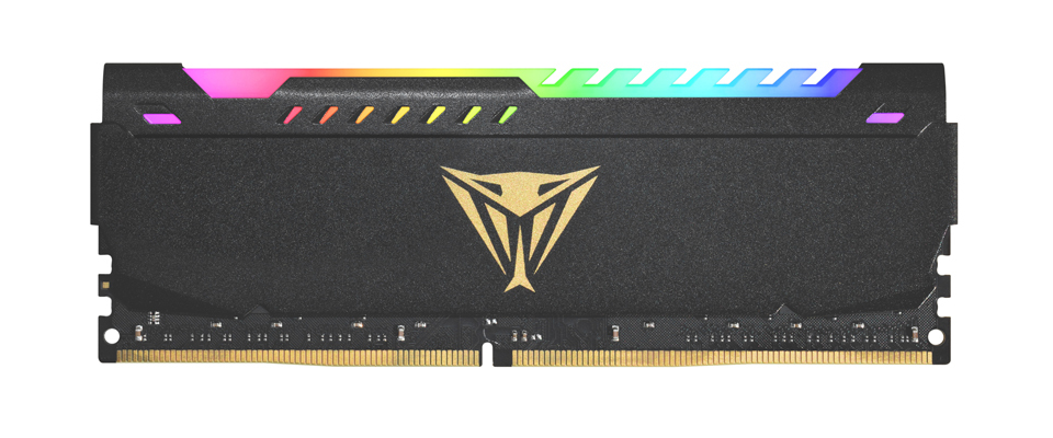 PVSR416G320C8K PATRIOT MEMORY Viper Steel RGB 16GB Black Heatsink (2 x 8GB) DDR4 3200MHz DIMM System Memory