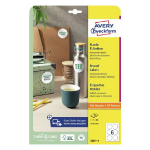 Avery 6229-10 self-adhesive label Round Permanent White 60 pc(s)