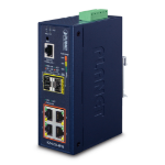 PLANET IGS-5225-4P2S network switch Managed L2+ Gigabit Ethernet (10/100/1000) Power over Ethernet (PoE) Blue