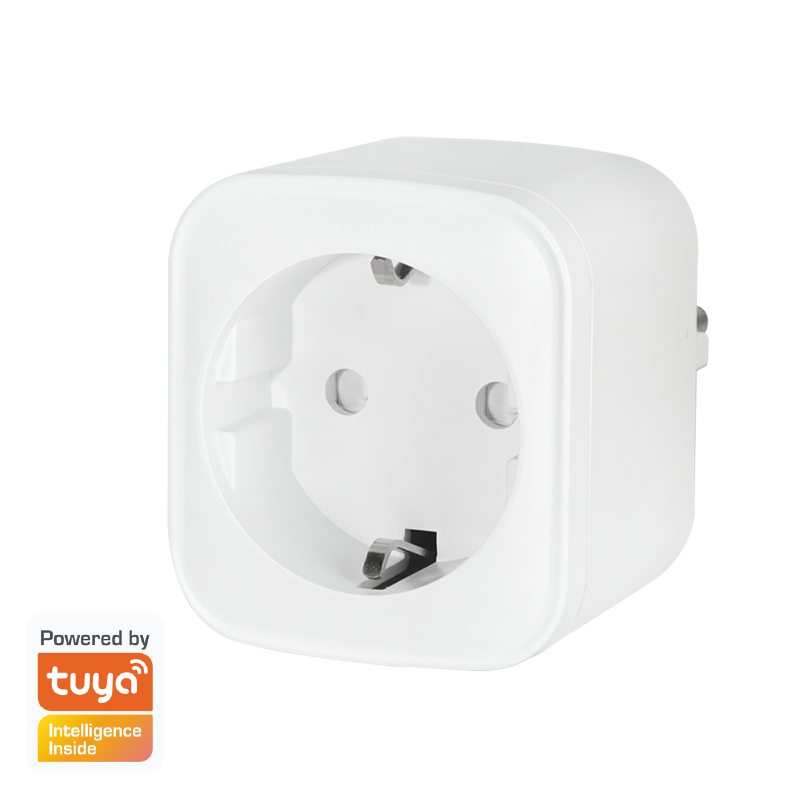 LogiLink WiFi Smart plug, w/ power meter Tuya compatible, CEE 7/3