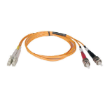 Tripp Lite N518-02M Duplex Multimode 50/125 Fiber Patch Cable (LC/ST), 2M (6 ft.)