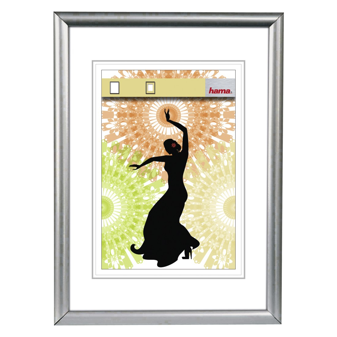Image of Hama Madrid - Plastic - Silver - Single picture frame - 15 x 20 cm...