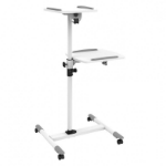 Techly ICA-TB-TPM-6 multimedia cart/stand White Multimedia trolley