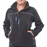 BEESWIFT Ladies Soft Shell Jacket Black L