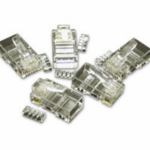 C2G RJ45 Cat5E Modular Plug for Round Solid/Stranded Cable 10pk