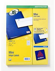 Avery Mini Inkjet Labels White