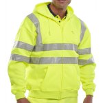 BEESWIFT Zip-Up Hooded Sweatshirt Saturn Yellow L