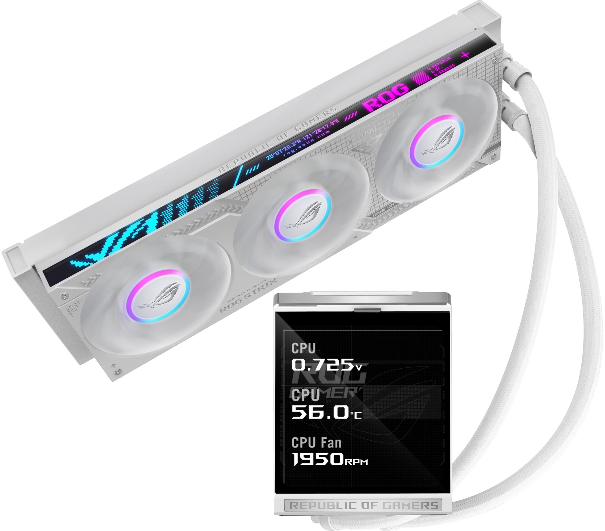 EU Product - ROG STRIX LC IV 360 ARGB LCD WHITE thumbnail
