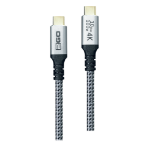 2GO 797512 USB-kabel USB 3.2 Gen 2 (3.1 Gen 2) 1,2 m USB C Zwart, Zilver