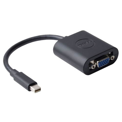 Photos - Cable (video, audio, USB) Dell 470-13630 video cable adapter Mini DisplayPort VGA  Black (D-Sub)