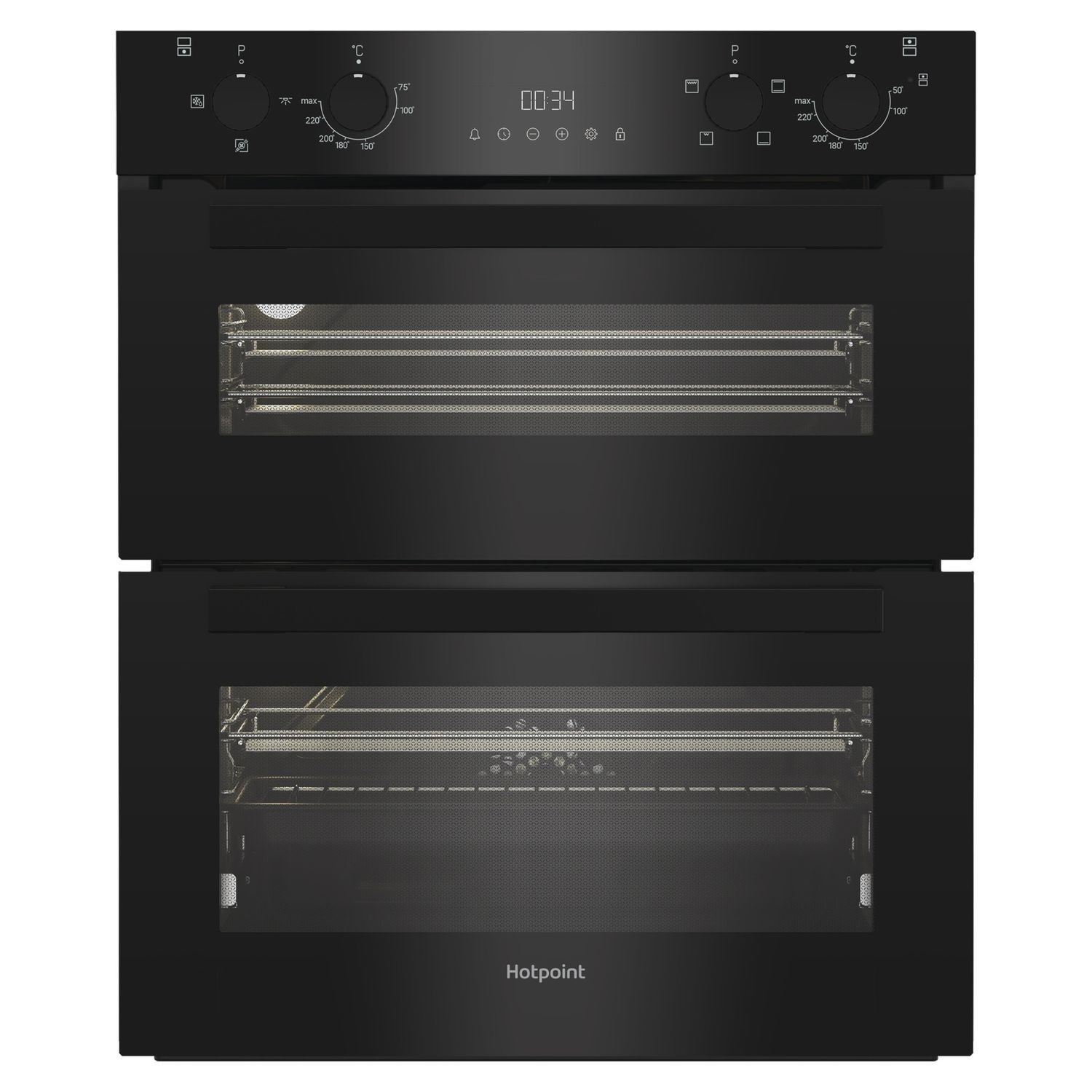Hotpoint DUH12G1B Built Under Electric Double Oven - Black