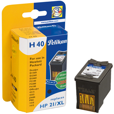 Image of Pelikan 4101631/H40 Printhead cartridge black high-capacity, 475...