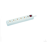 Microconnect GRU0065W power extension 5 m 6 AC outlet(s) White
