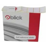 BLICK 19MM DIAMETER WHITE LABELS