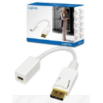 LogiLink Adapter DisplayPort / Mini DisplayPort White