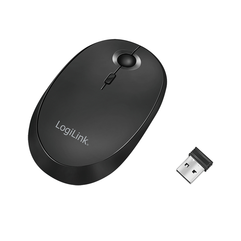 Image of LogiLink ID0204 mouse Ambidextrous RF Wireless + Bluetooth 1600 DPI