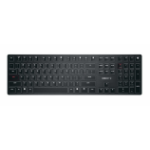 CHERRY KW X ULP keyboard Home/Office USB + RF Wireless + Bluetooth QWERTY US English Black, Gray