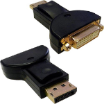 Cablenet DisplayPort Male 1.2 - DVI 1080p 60Hz Black Adaptor