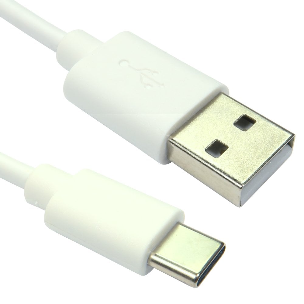 Cables Direct 1m USB 2.0 Type C -A White