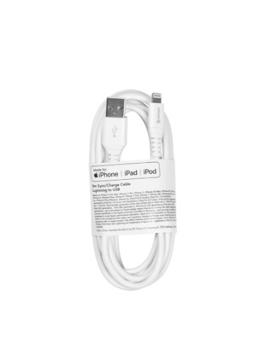 eSTUFF ES601301-BULK lightning cable 3 m White
